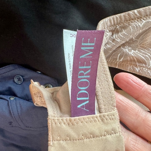 Adore Me Reba Unlined Plus Bra 40C Taupe - Picture 6 of 8